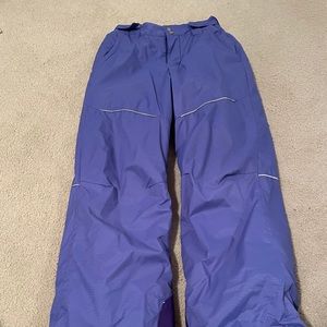 Purple columbia snow pants